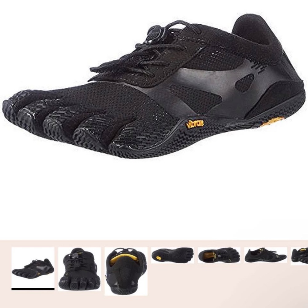 Vibram Women Black FiveFingers Swim Shoes for Barefoot Feel